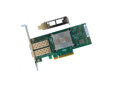 PCI Express x8 Dual Port SFP+ 10 Gigabit Server Adapter (Intel 82599ES Based)