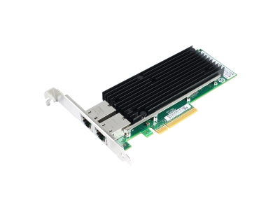PCI Express x8 Dual Copper Port 10 Gigabit Server Adapter (Intel X540AT2 Based) 