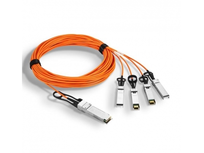 40G QSFP+ to 4xSFP+ breakout Active Optical Cables