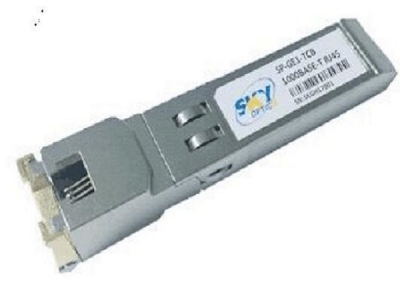 Copper SFP RJ45 100m, 1000BASE-T with SERDES interface, 10/100/1000Mbps with SGMII interface